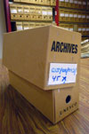 UNESCO Archivbox, Photo: Dr. Andrea Rehling