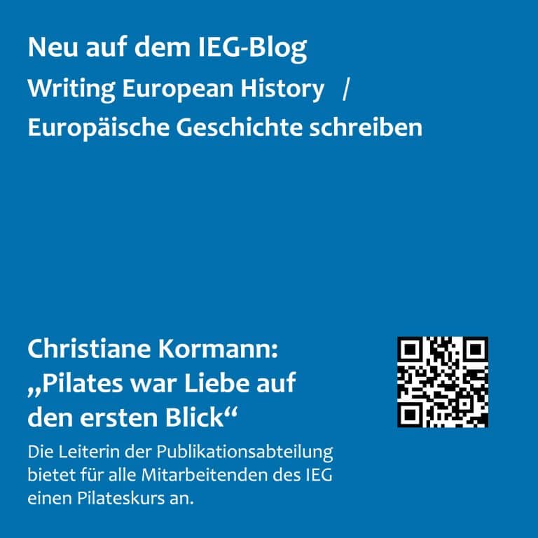 Neu auf dem IEG-Blog